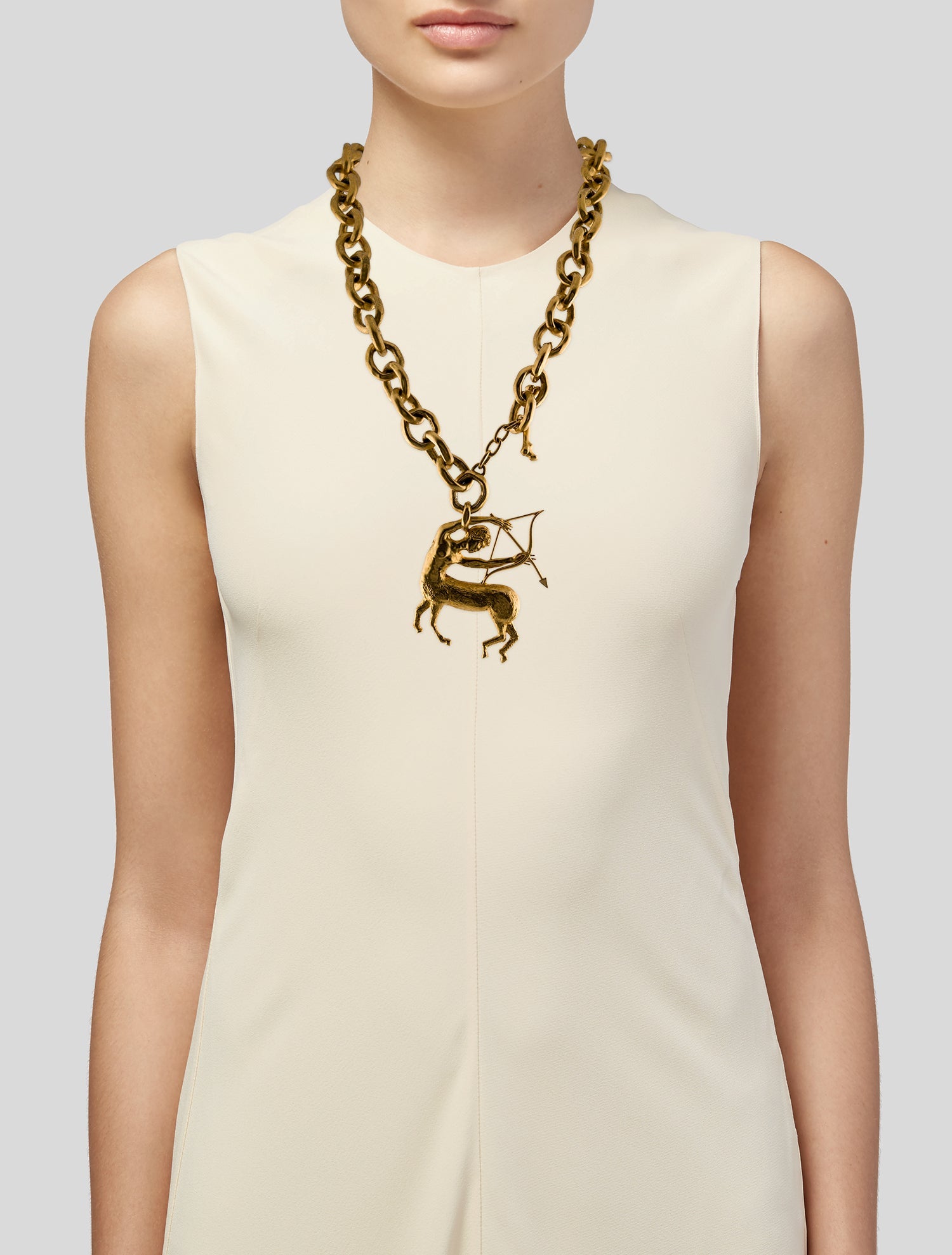 Schiaparelli Sagittarius Zodiac Pendant Necklace