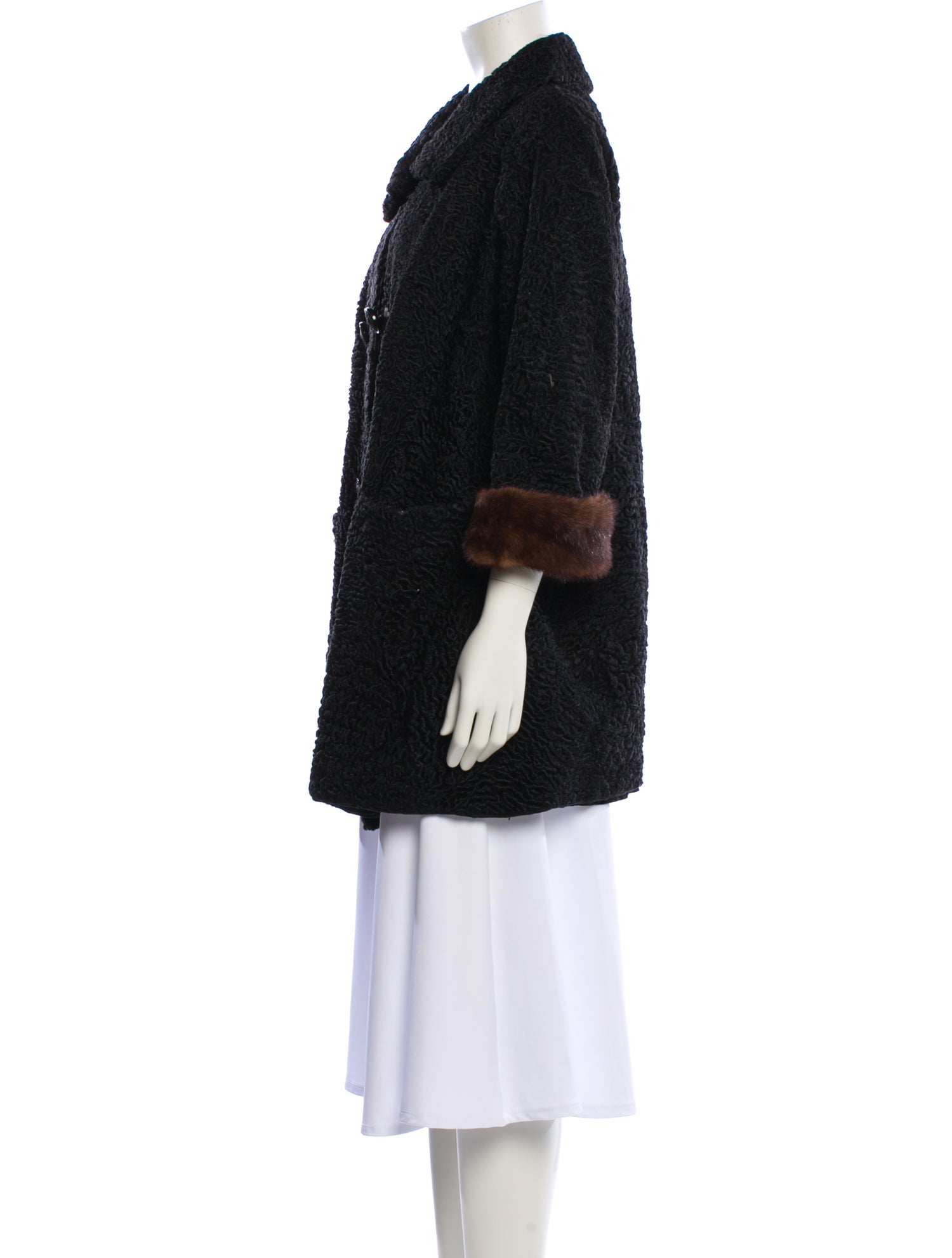 Schiaparelli Vintage Late 1950's - Early 1960's Fur Coat
