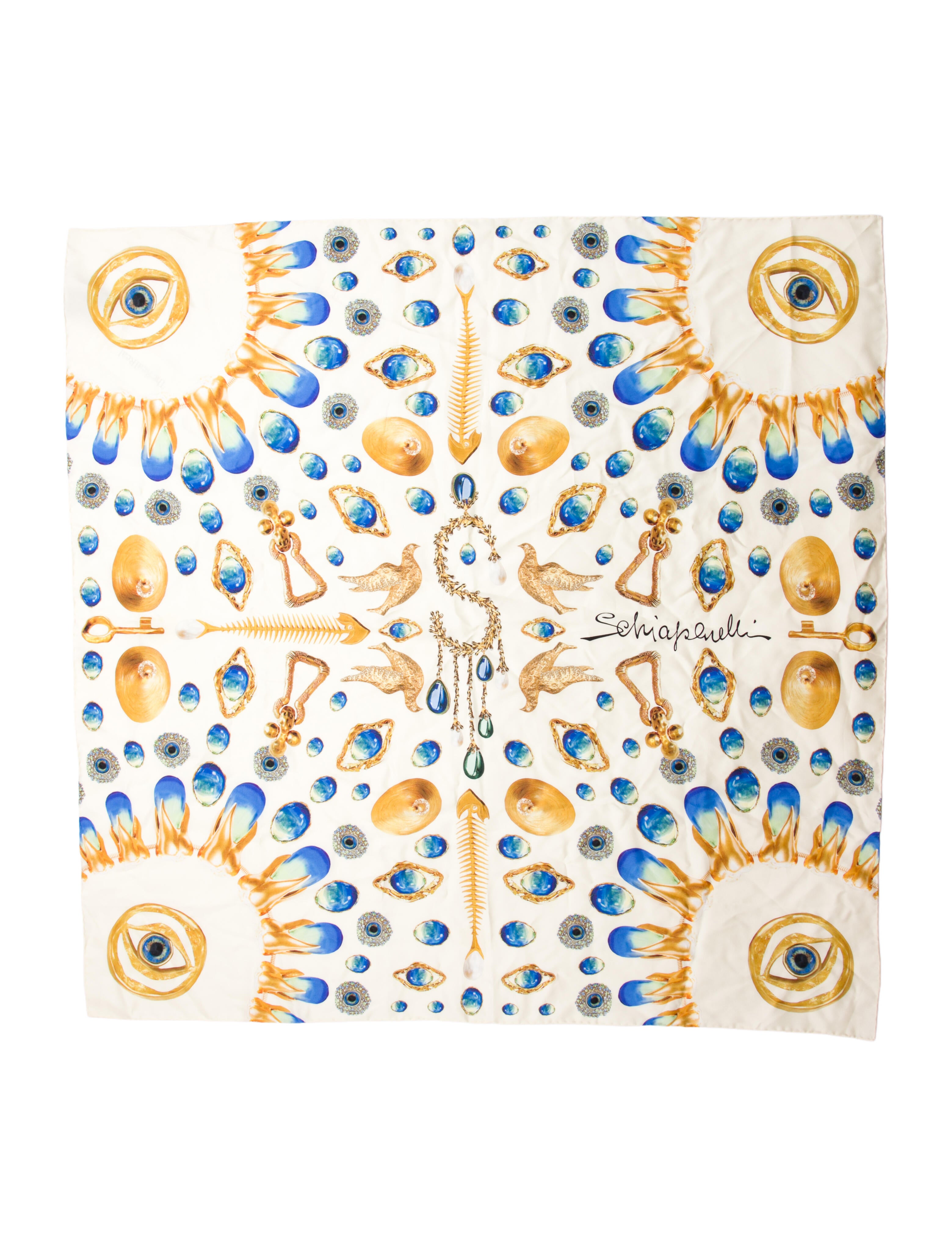 Schiaparelli Silk Printed Scarf