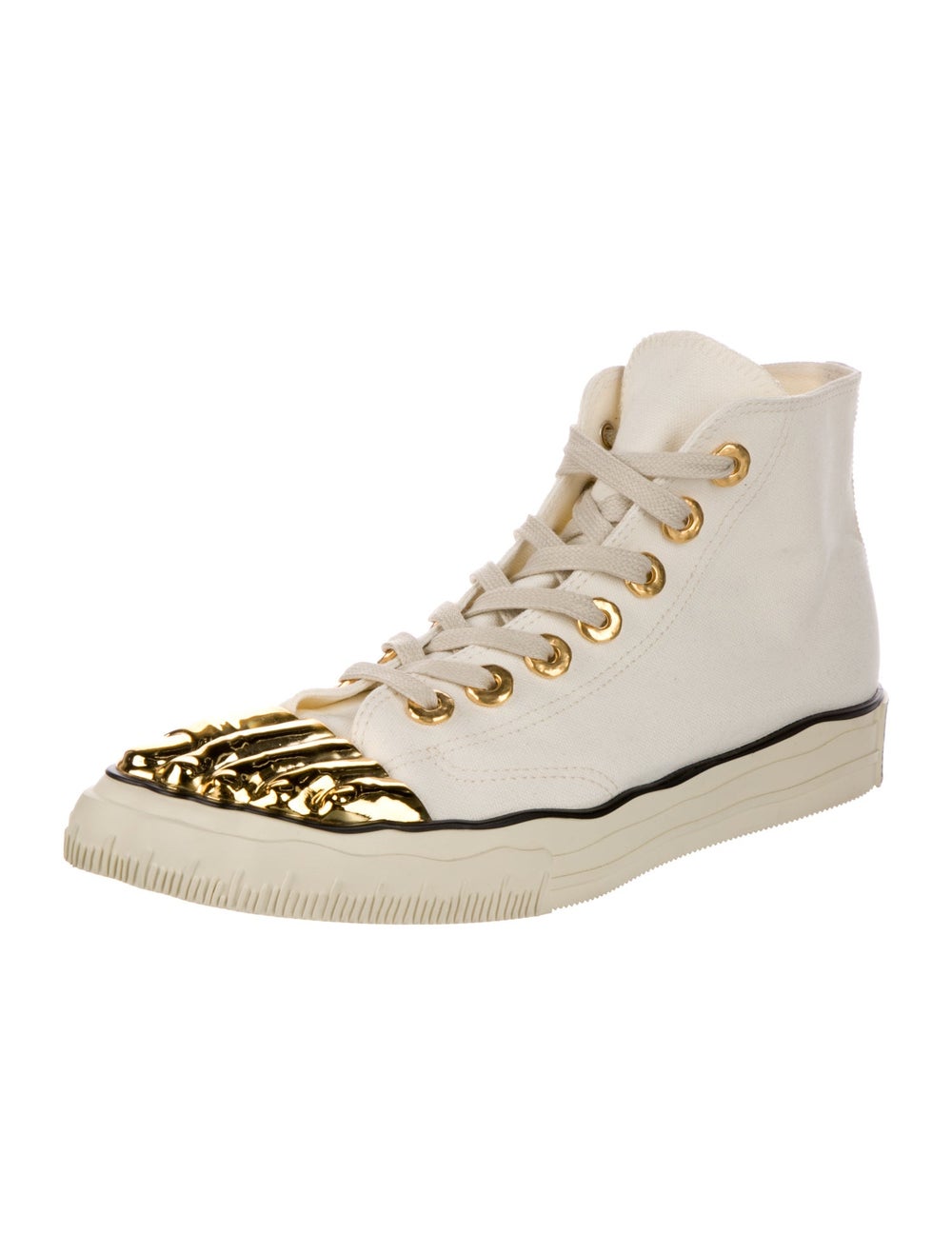 Schiaparelli Canvas Colorblock Pattern Sneakers - image 2