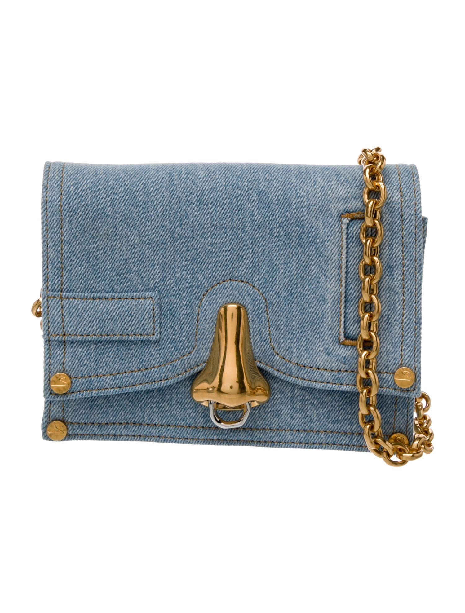 Schiaparelli Denim Nose Mini