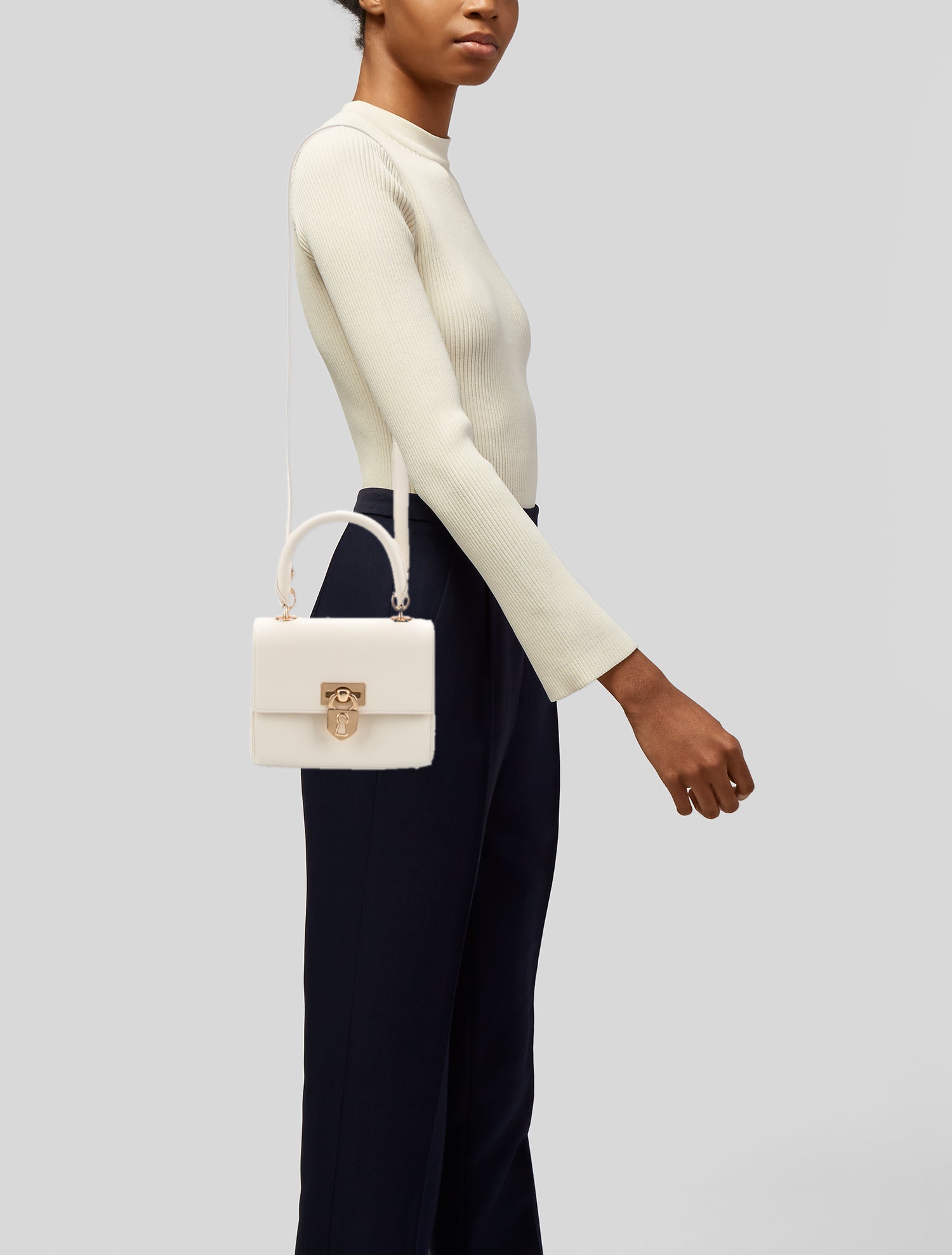 Schiaparelli Leather Shoulder Bag