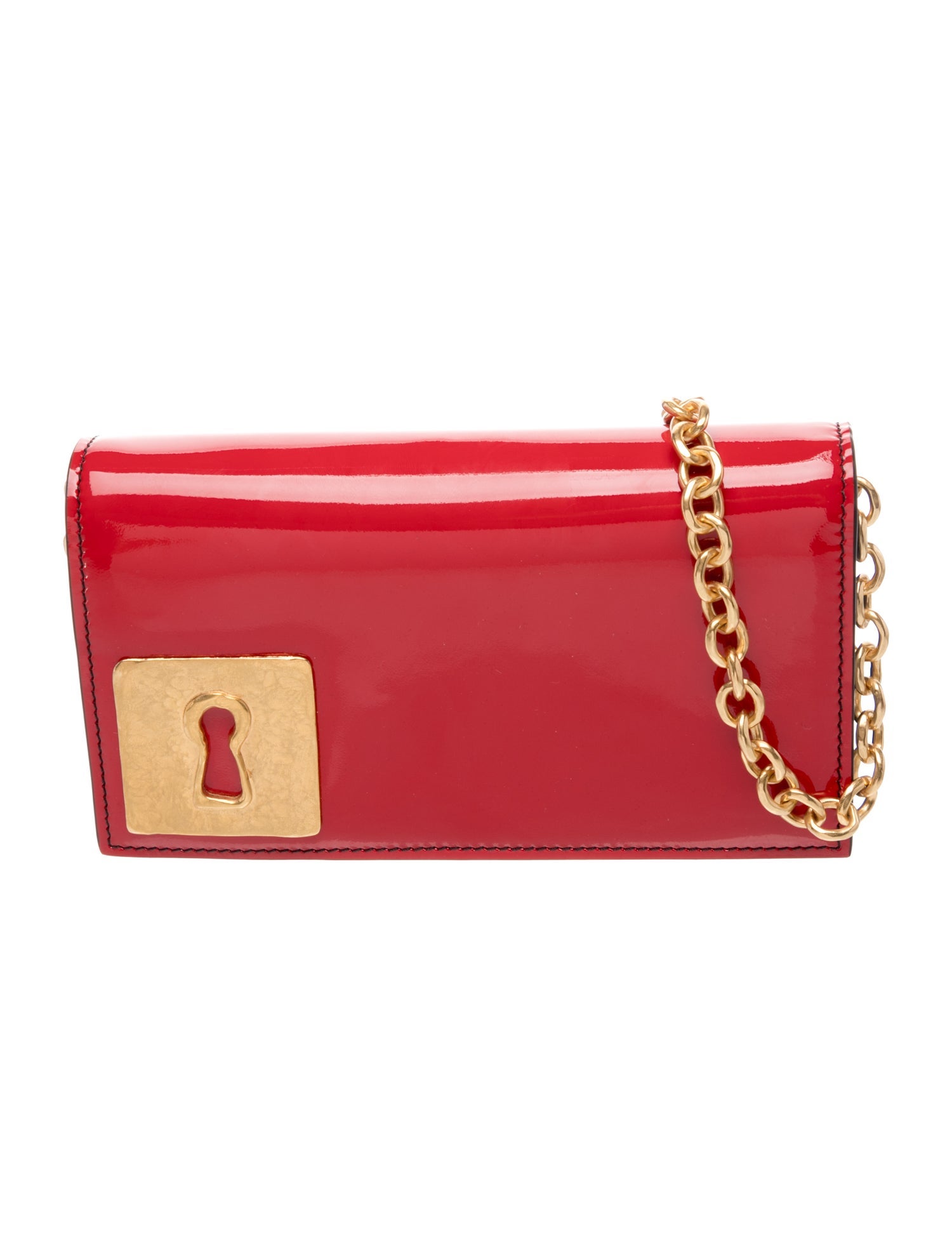 Schiaparelli Patent Leather Crossbody Bag
