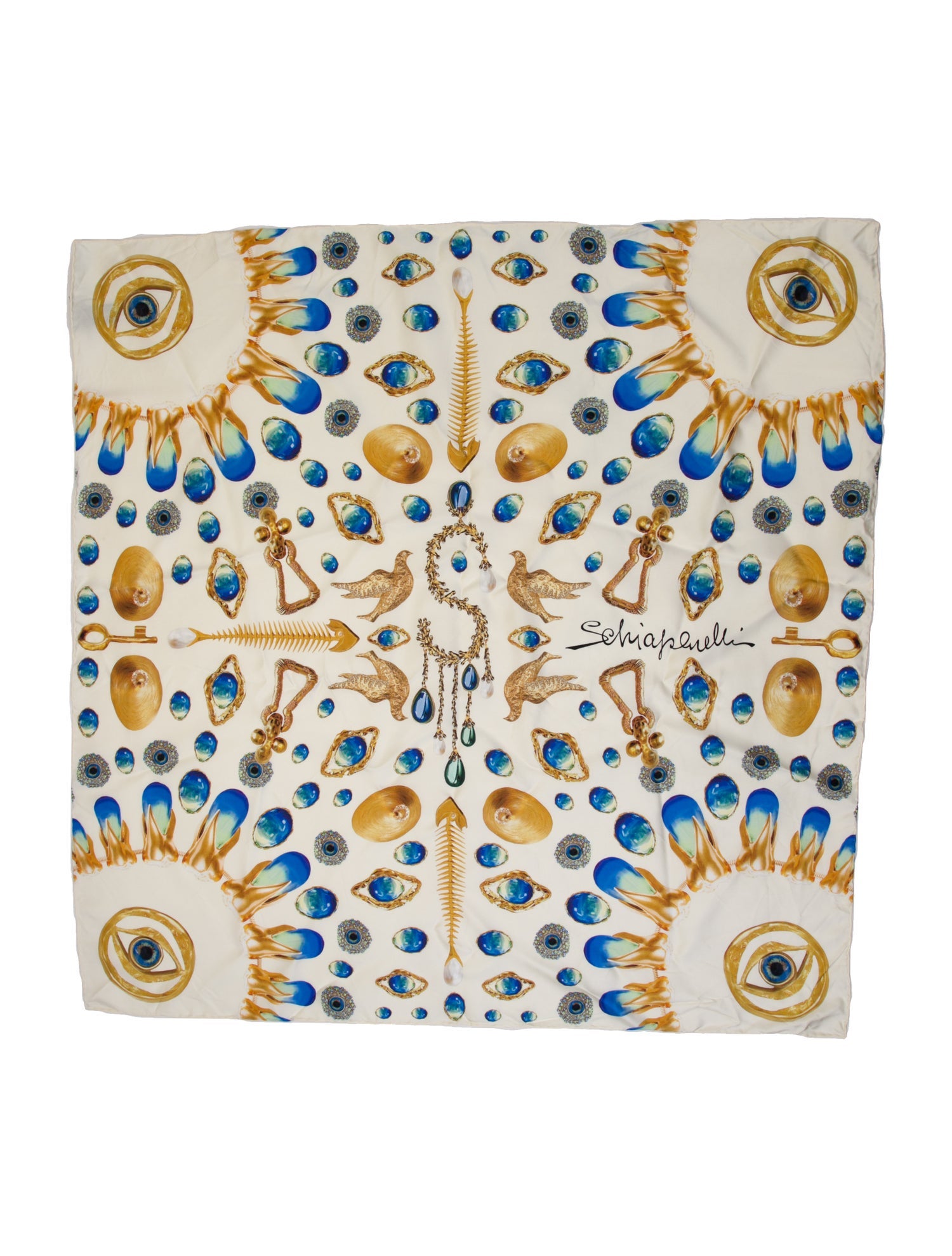 Schiaparelli Silk Printed Scarf
