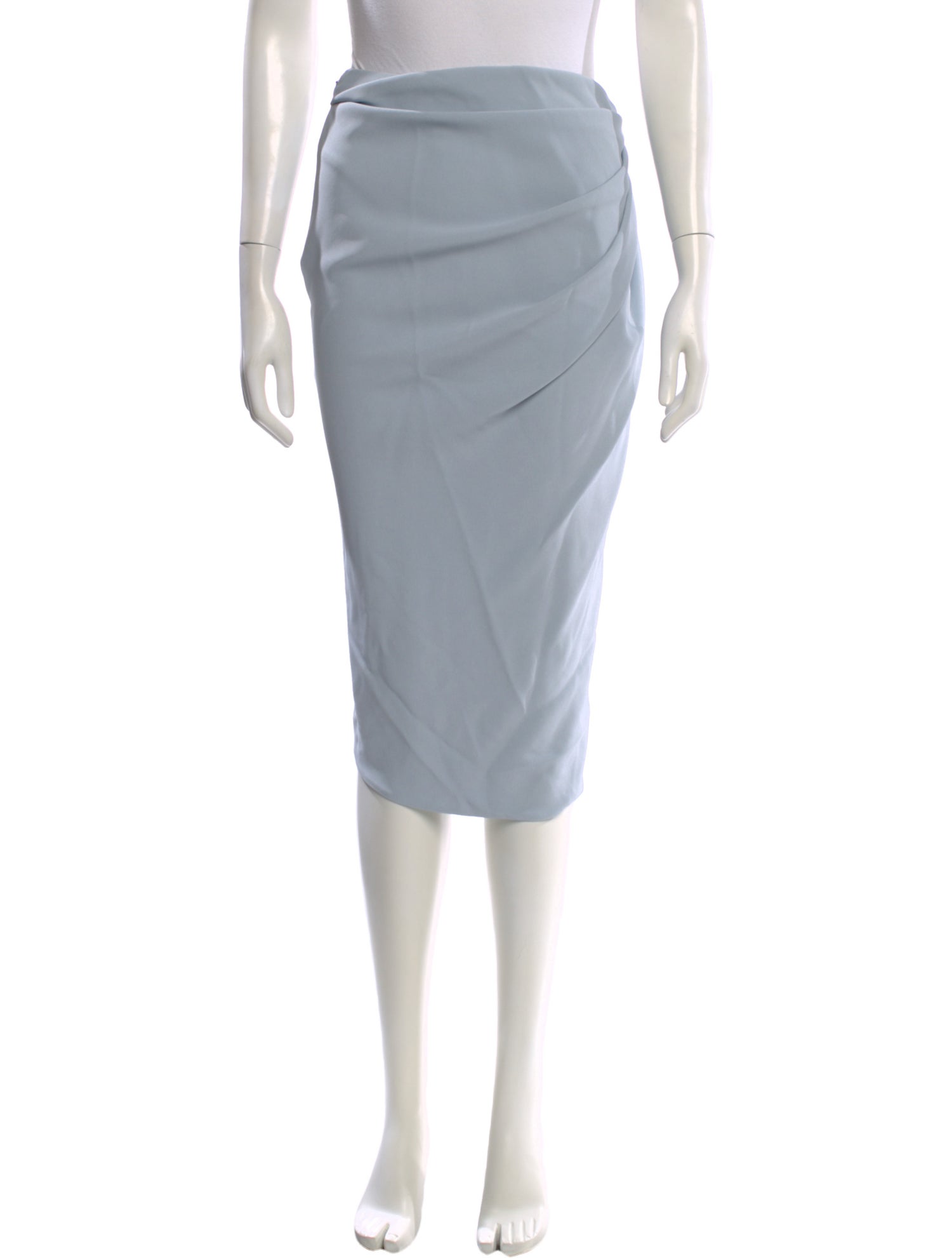 Schiaparelli Pleated Accents Midi Length Skirt