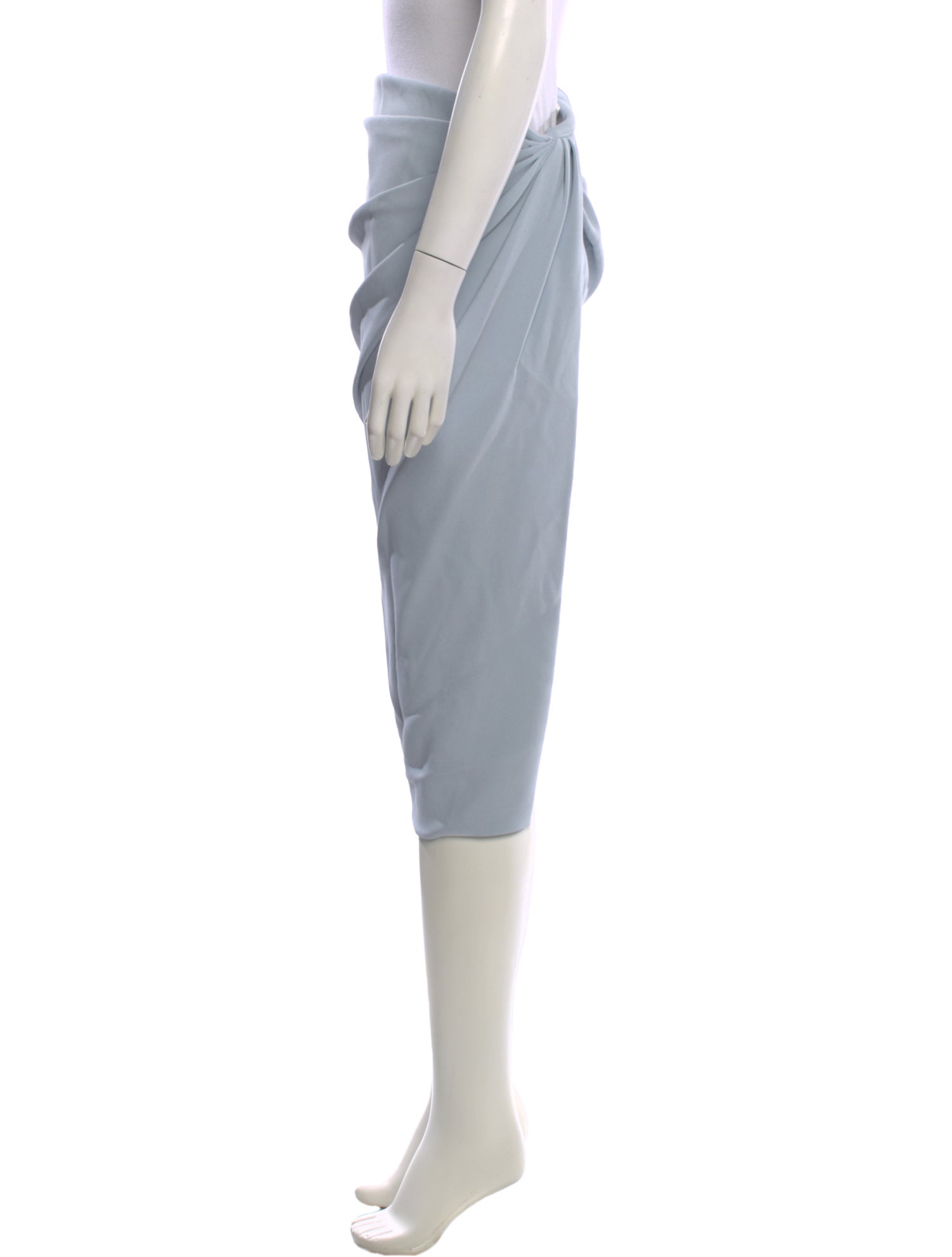 Schiaparelli Pleated Accents Midi Length Skirt