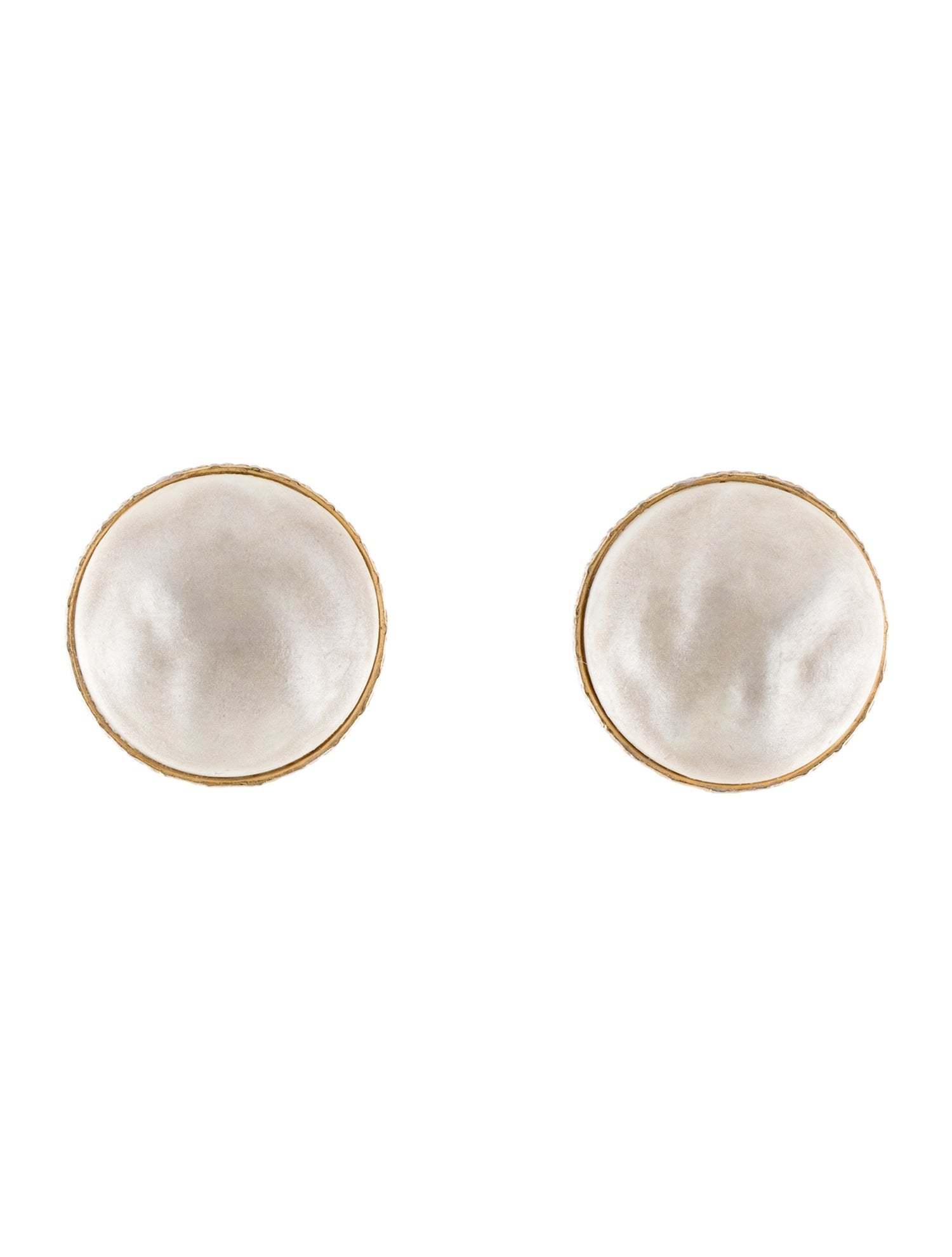 Schiaparelli Vintage Resin Clip-On Earrings