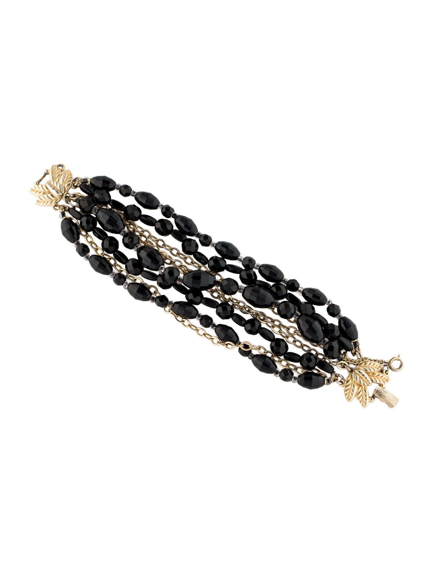 Schiaparelli Vintage Bead Multistrand Bracelet