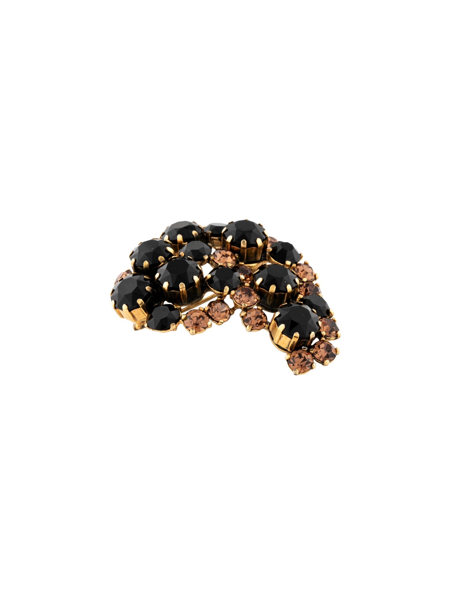 Schiaparelli Vintage Crystal Brooch Pin