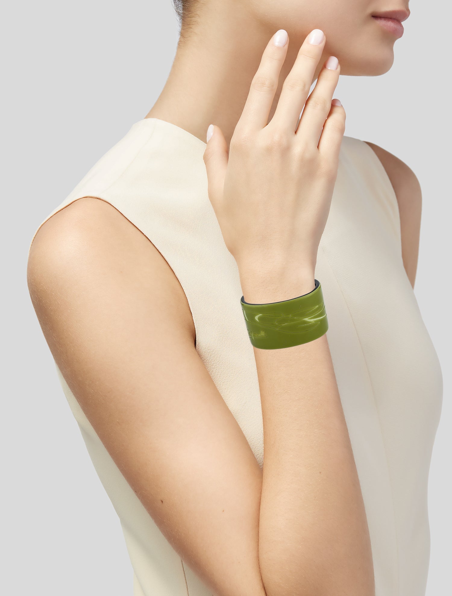 Schiaparelli Resin Cuff Bracelet