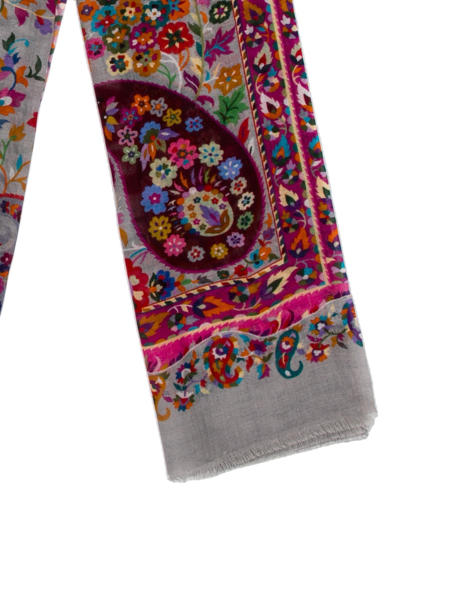 Schneiders Salzburg Wool Paisley Print Scarf