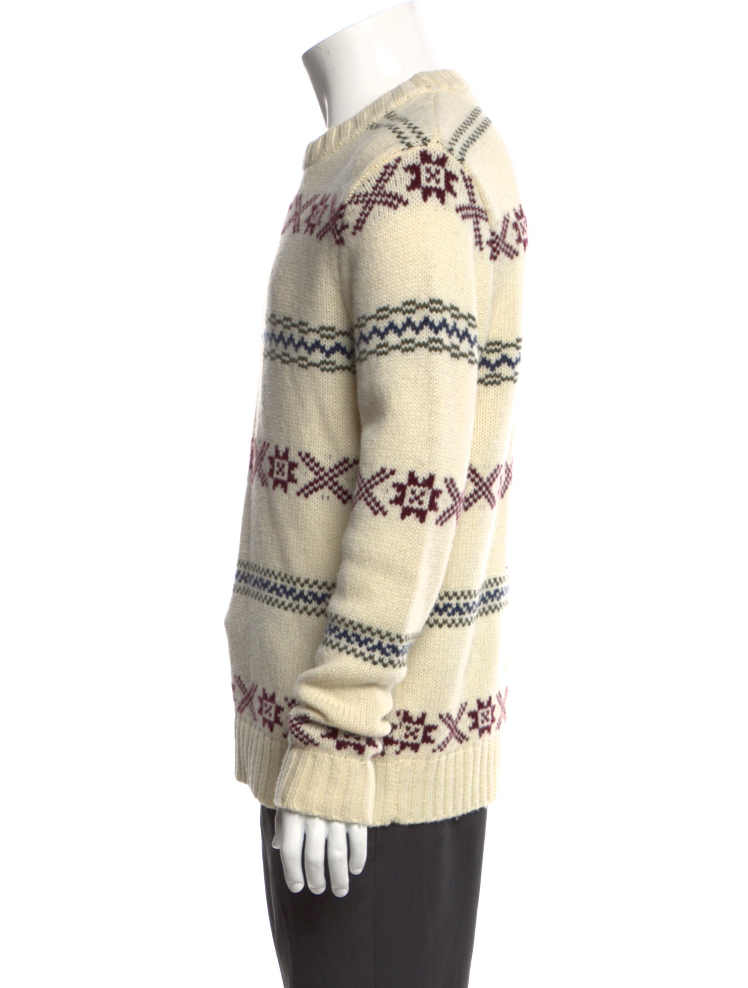 Schott NYC Wool Graphic Print Pullover