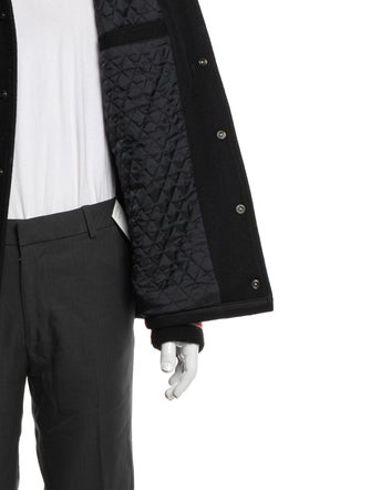 Schott NYC Wool Graphic Print Varsity Jacket