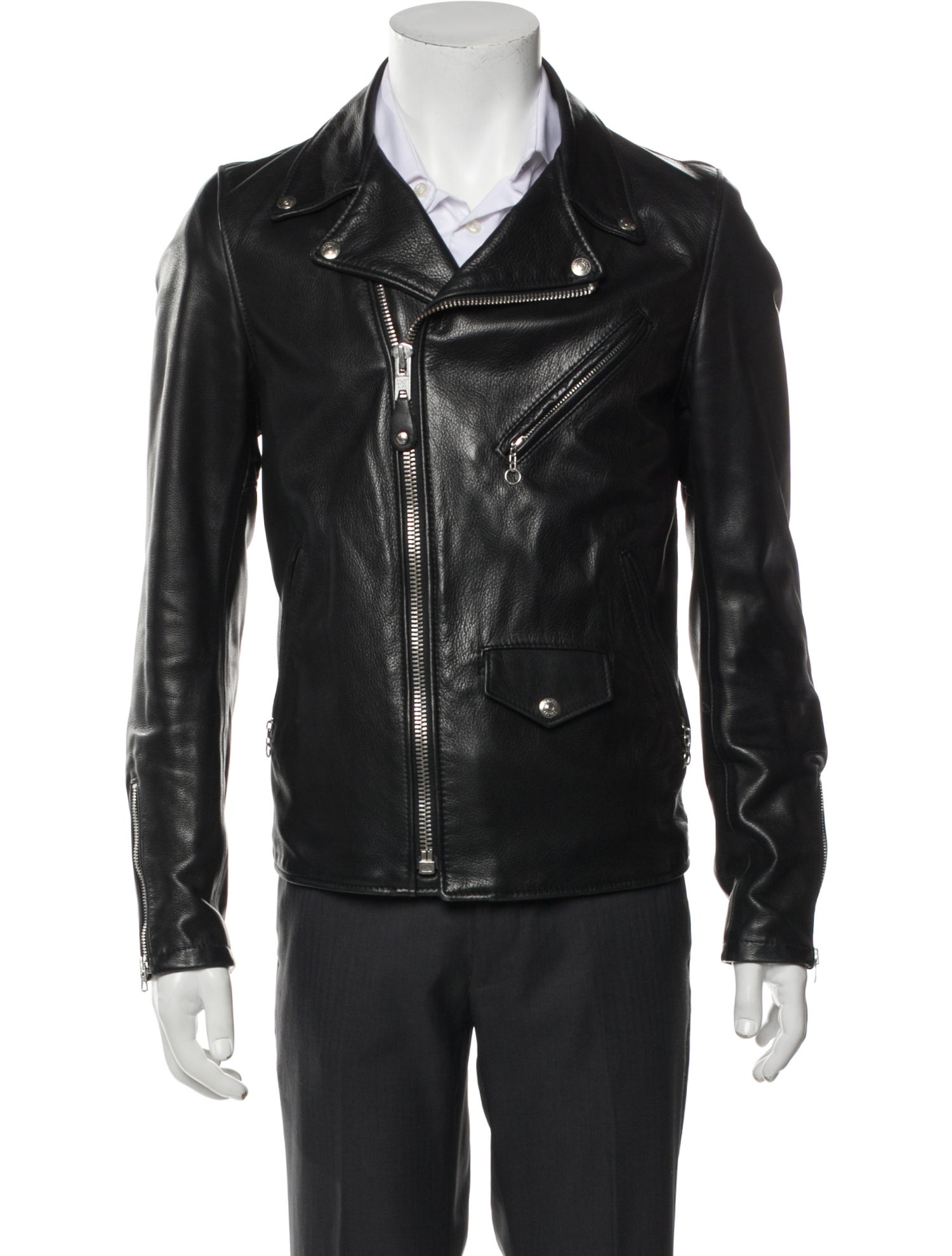 Schott NYC Leather Moto Jacket