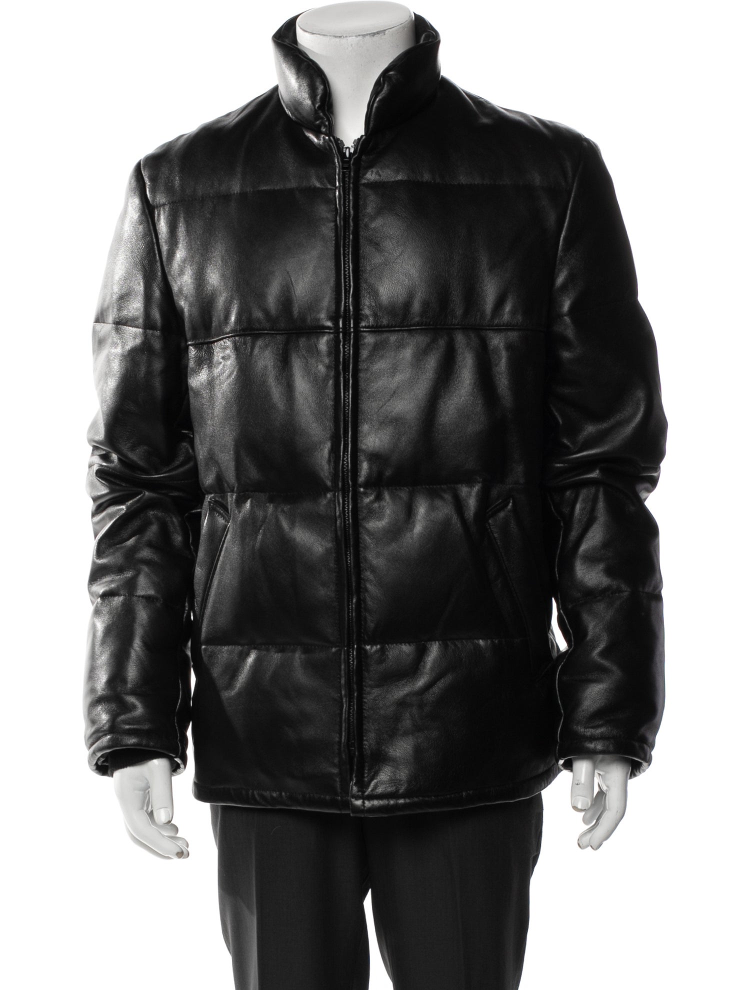 Schott NYC Lambskin Puffer Coat
