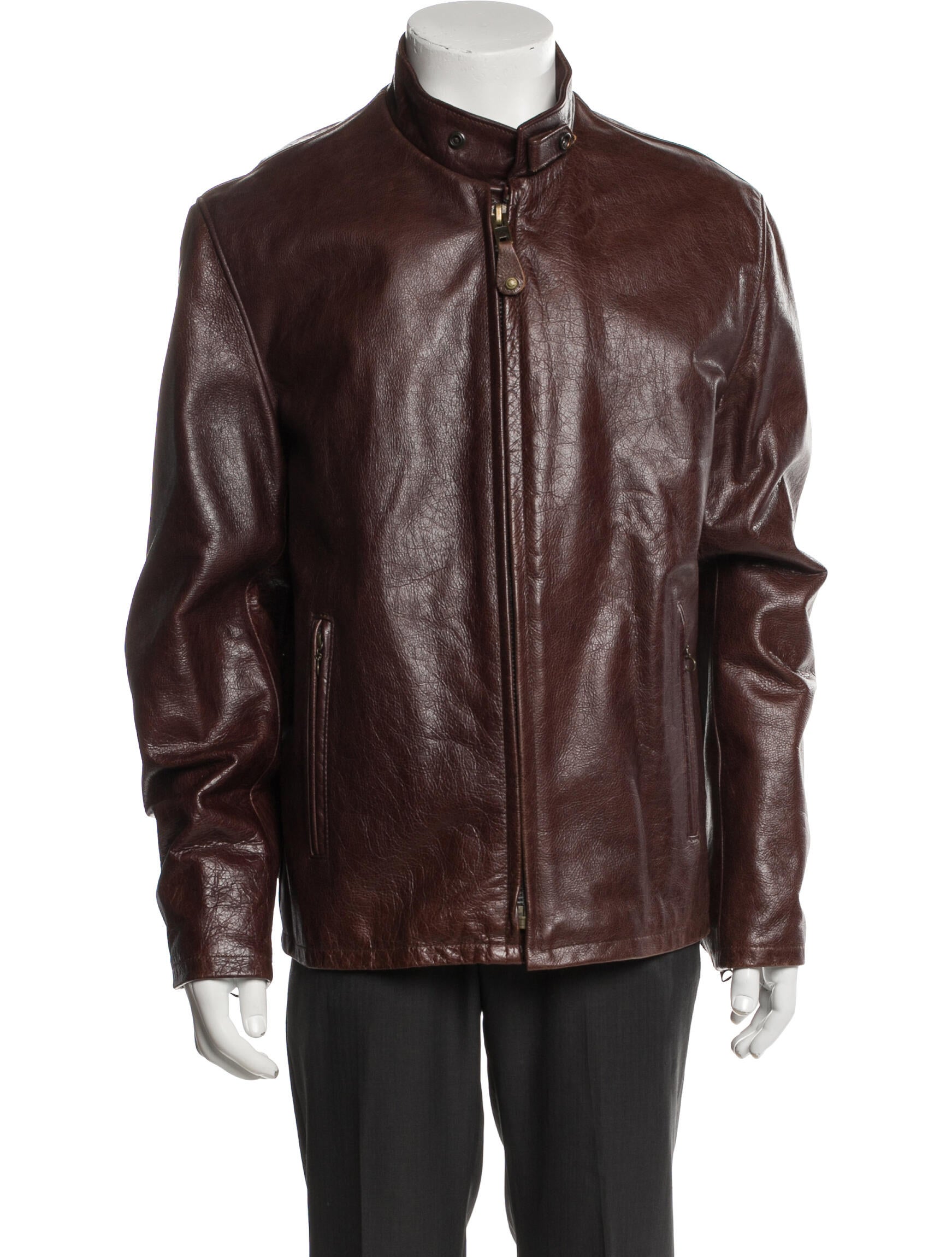 Schott NYC Leather Moto Jacket