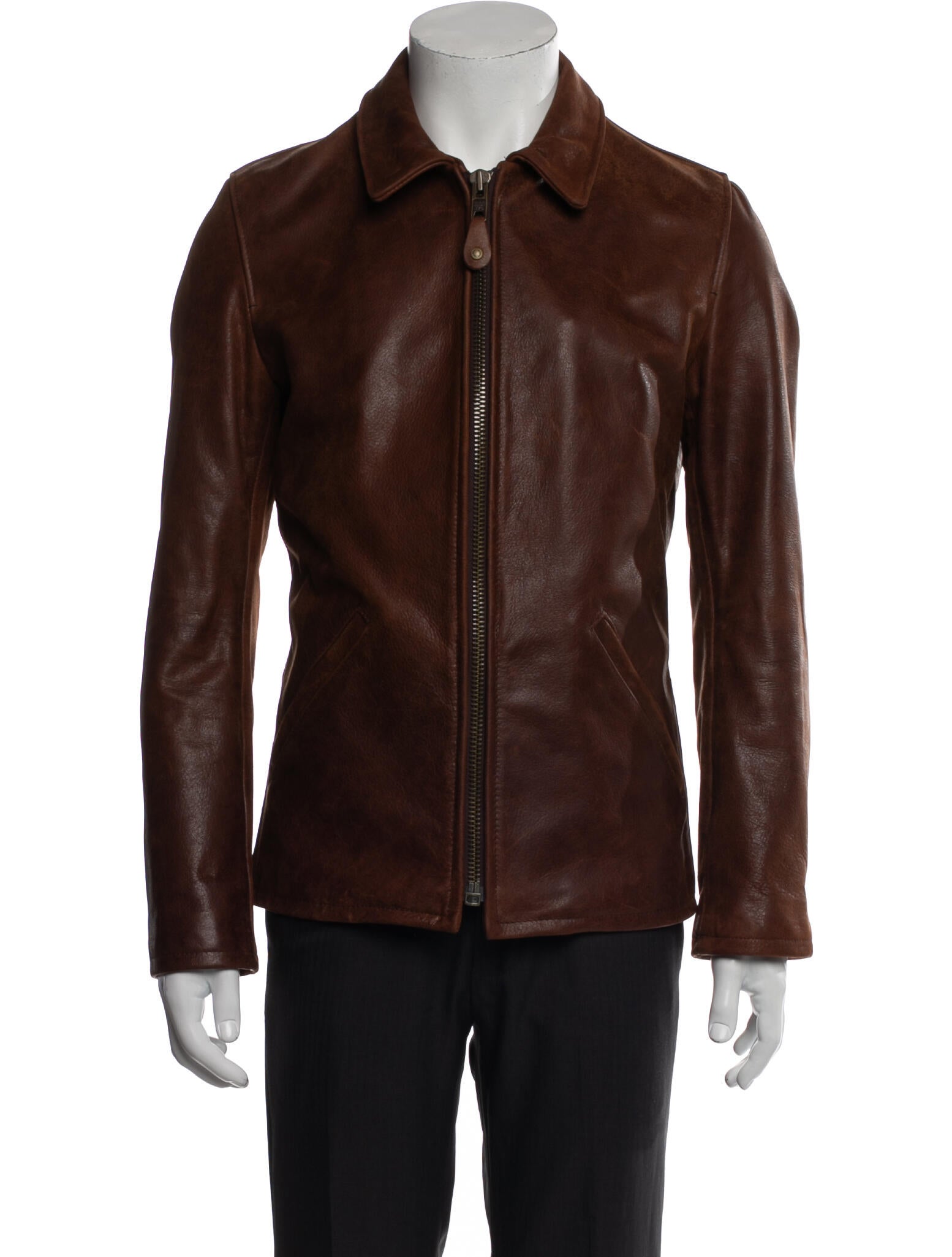 Schott NYC Leather Moto Jacket