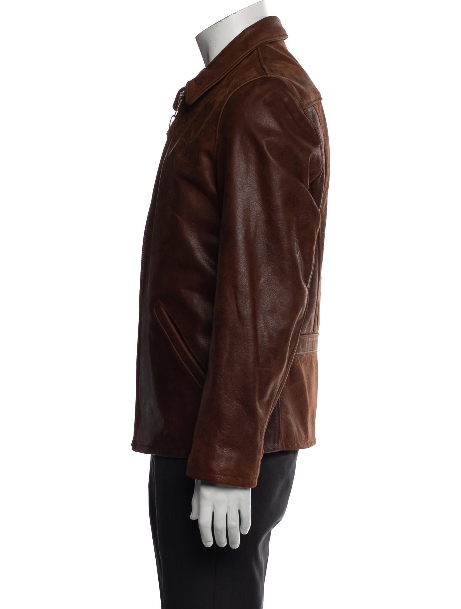 Schott NYC Leather Moto Jacket