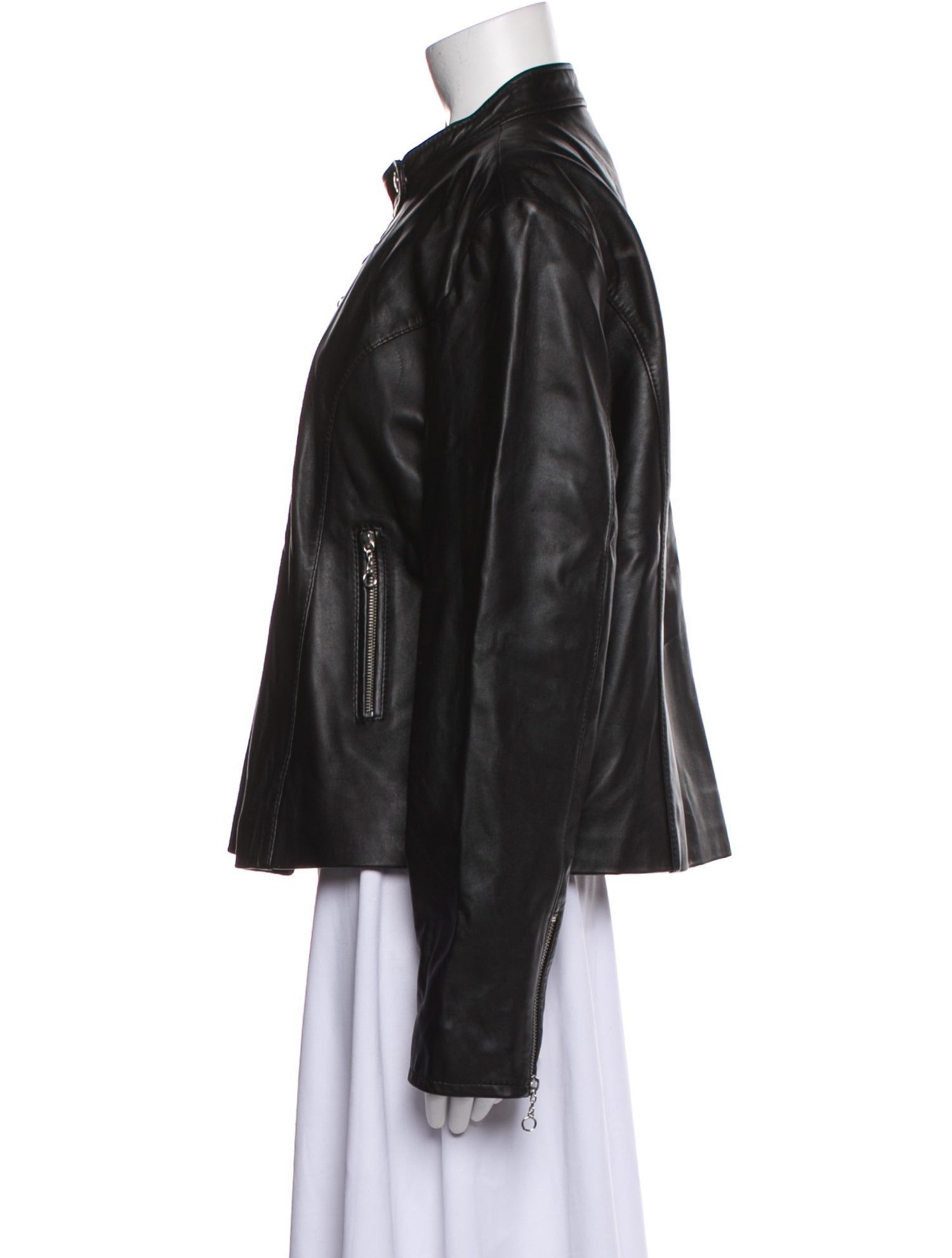 Schott NYC Leather Biker Jacket