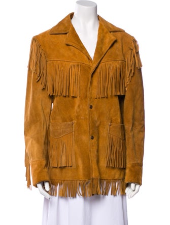 Schott NYC Leather Utility Jacket