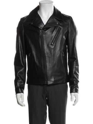 Schott NYC Outerwear Leather Moto Jacket S