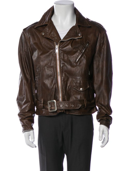 Schott NYC Leather Moto Jacket
