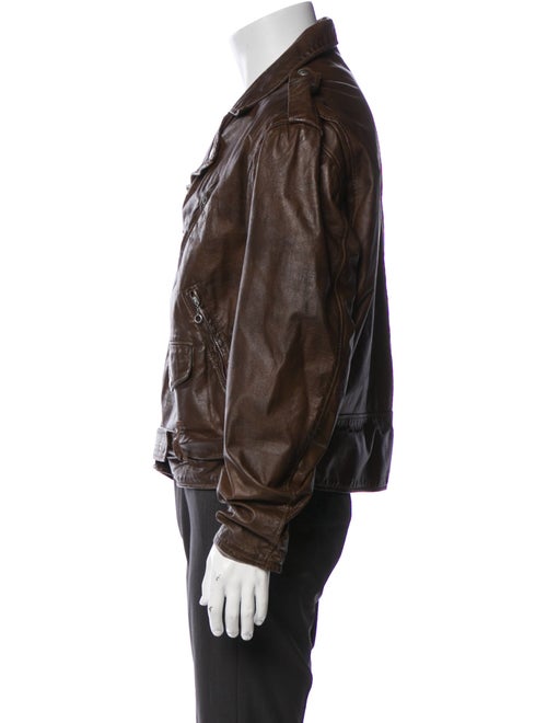Schott NYC Leather Moto Jacket
