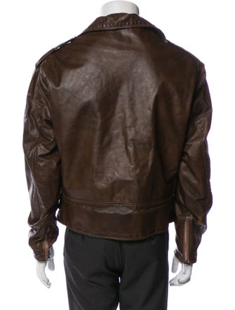 Schott NYC Leather Moto Jacket