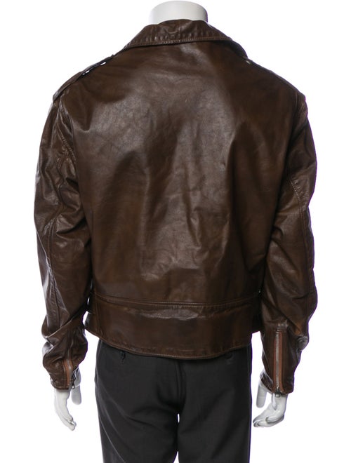 Schott NYC Leather Moto Jacket