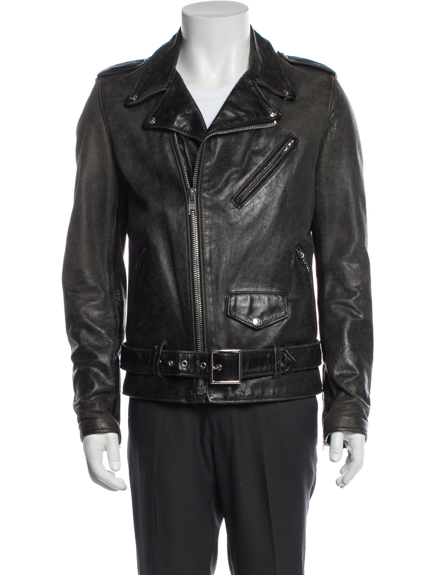 Schott NYC Leather Moto Jacket