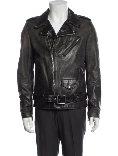 Schott NYC Leather Moto Jacket