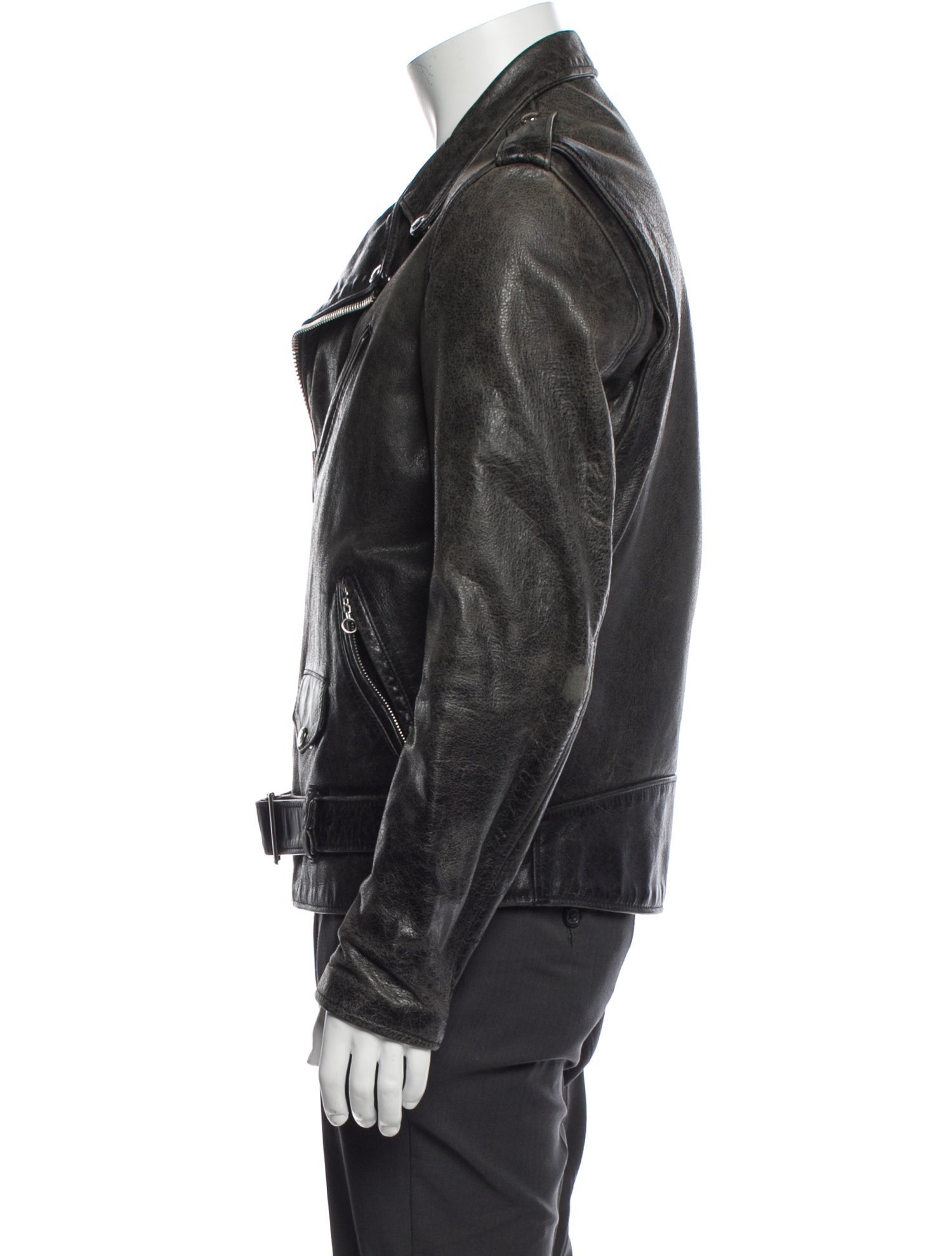 Schott NYC Leather Moto Jacket