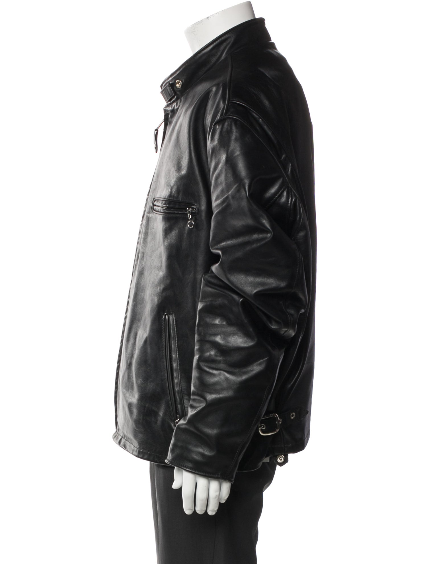 Schott NYC Leather Moto Jacket