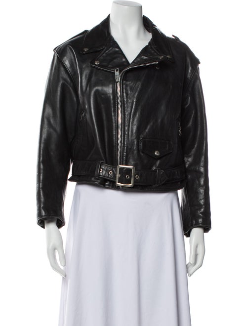 Schott NYC Leather Biker Jacket