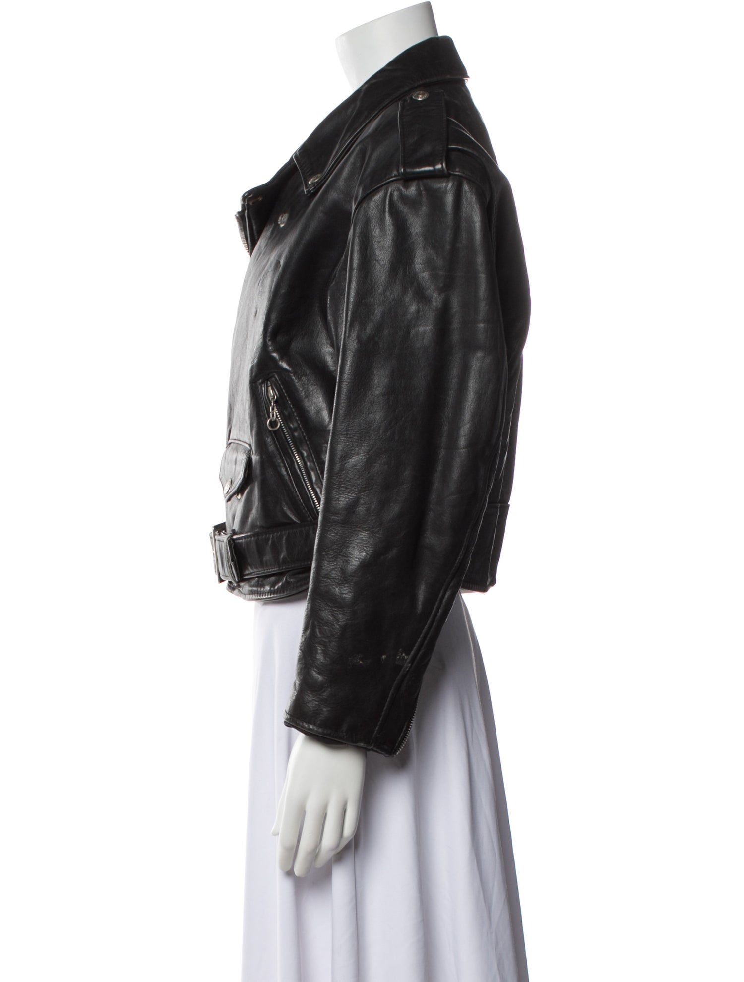 Schott NYC Leather Biker Jacket