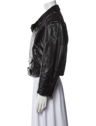 Schott NYC Leather Biker Jacket