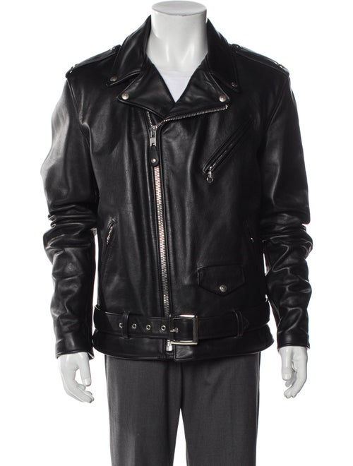 Schott NYC Calf Leather Moto Jacket
