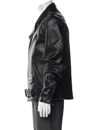 Schott NYC Calf Leather Moto Jacket
