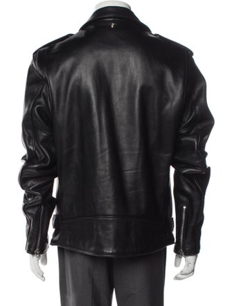 Schott NYC Calf Leather Moto Jacket