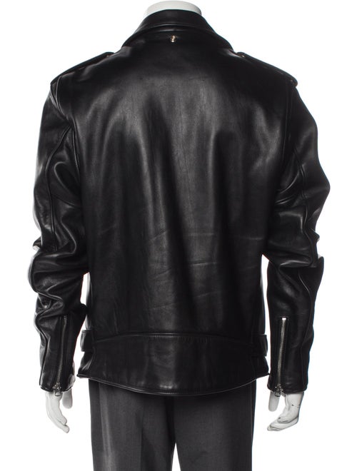 Schott NYC Calf Leather Moto Jacket
