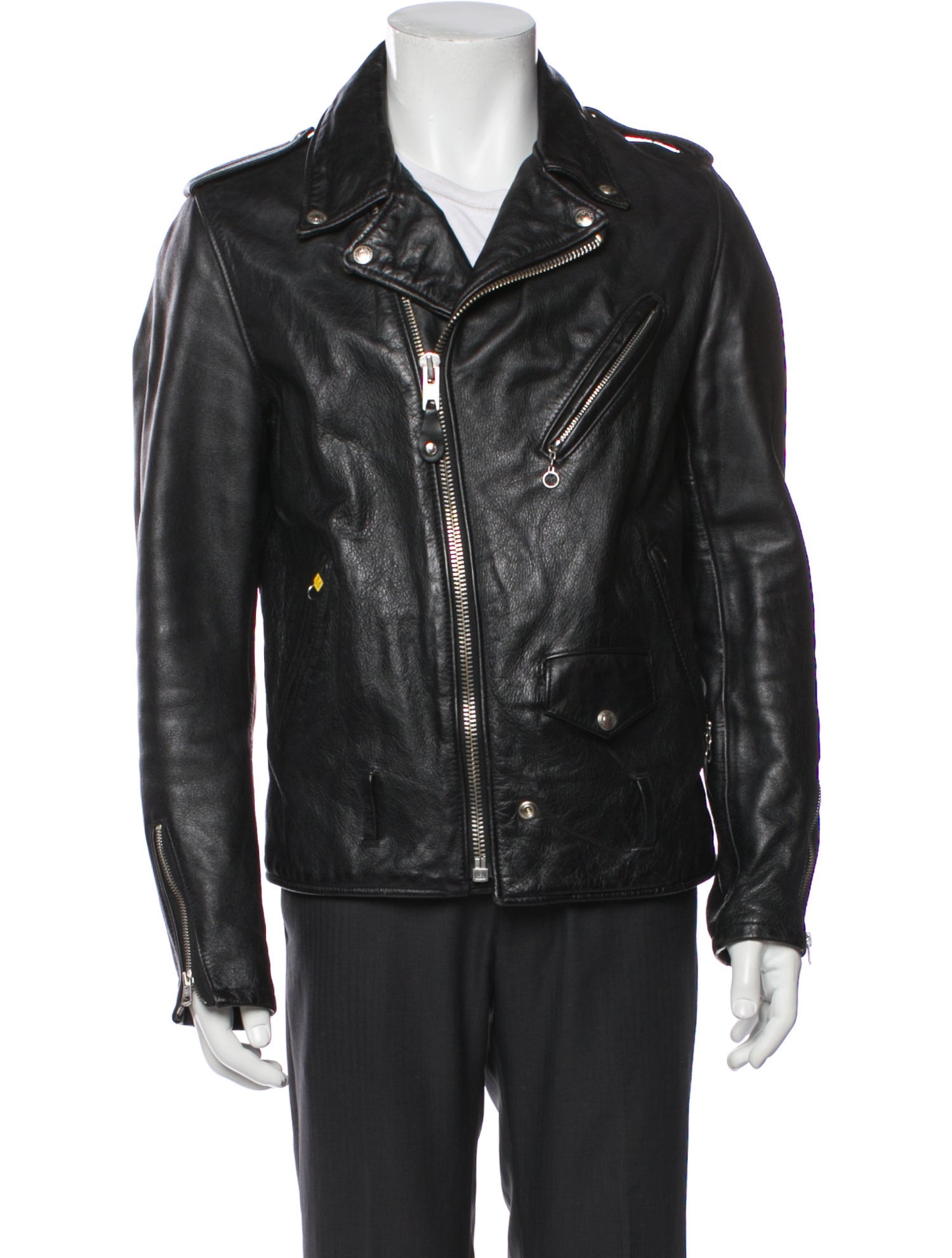 Schott NYC Leather Moto Jacket