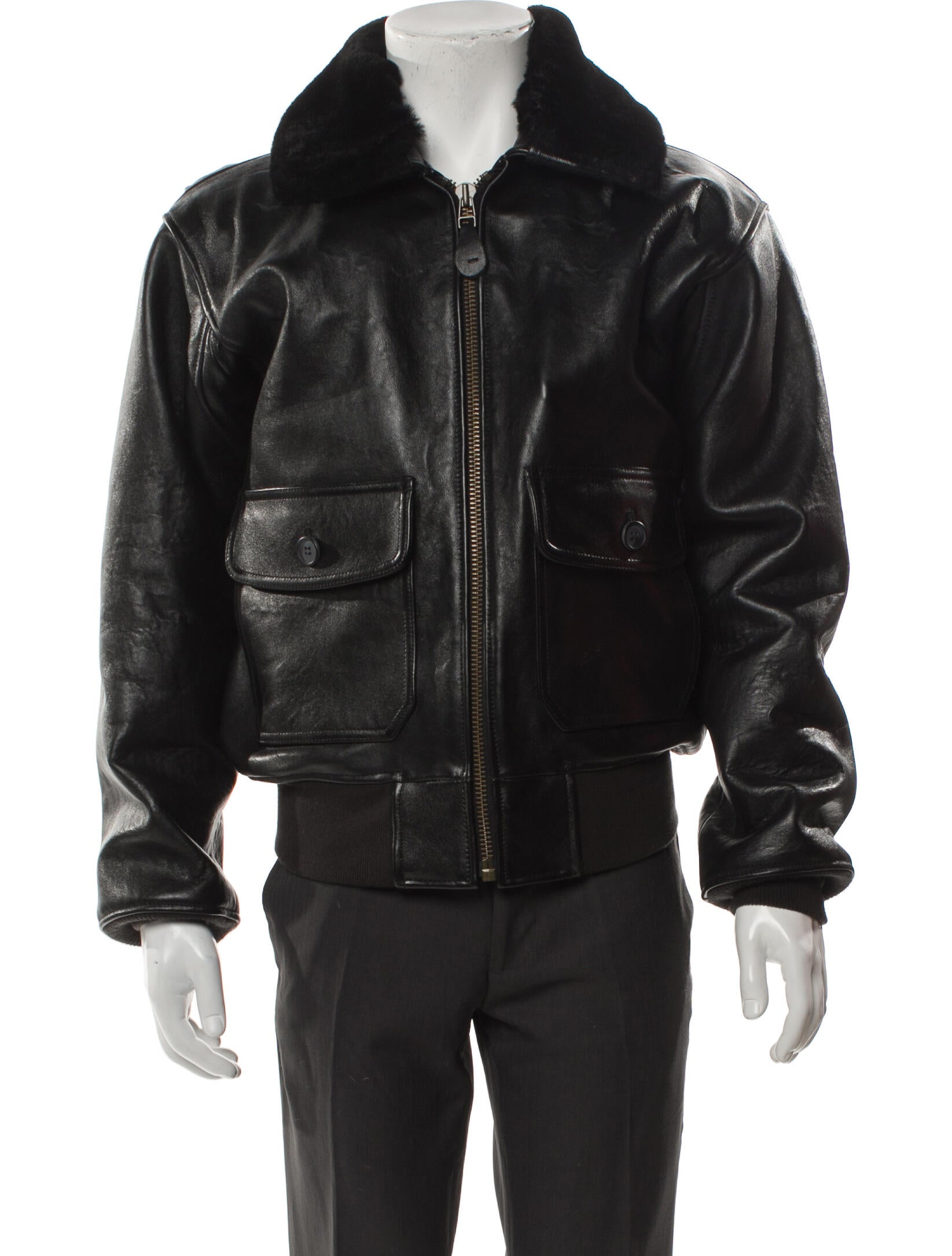 Schott NYC Leather Moto Jacket