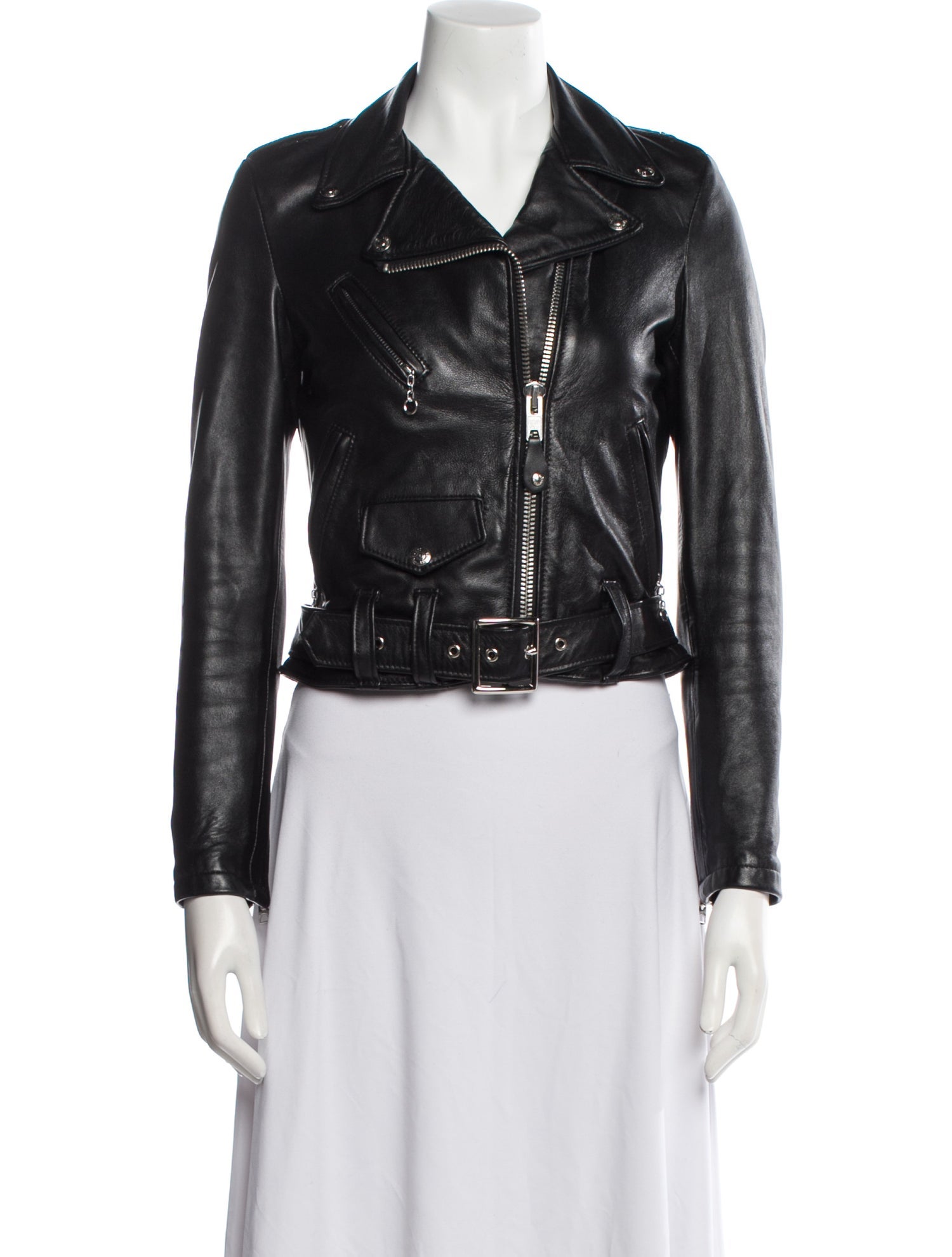 Schott NYC Leather Biker Jacket