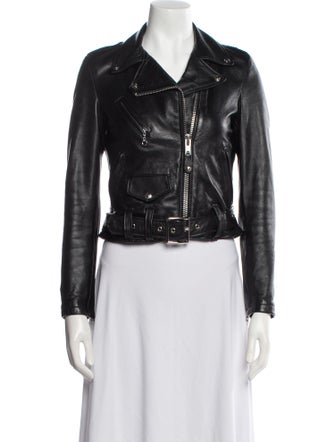 Schott NYC Leather Biker Jacket