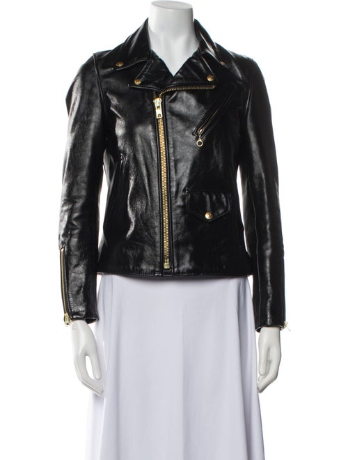 Schott NYC Leather Biker Jacket