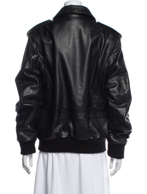 Schott NYC Leather Bomber Jacket