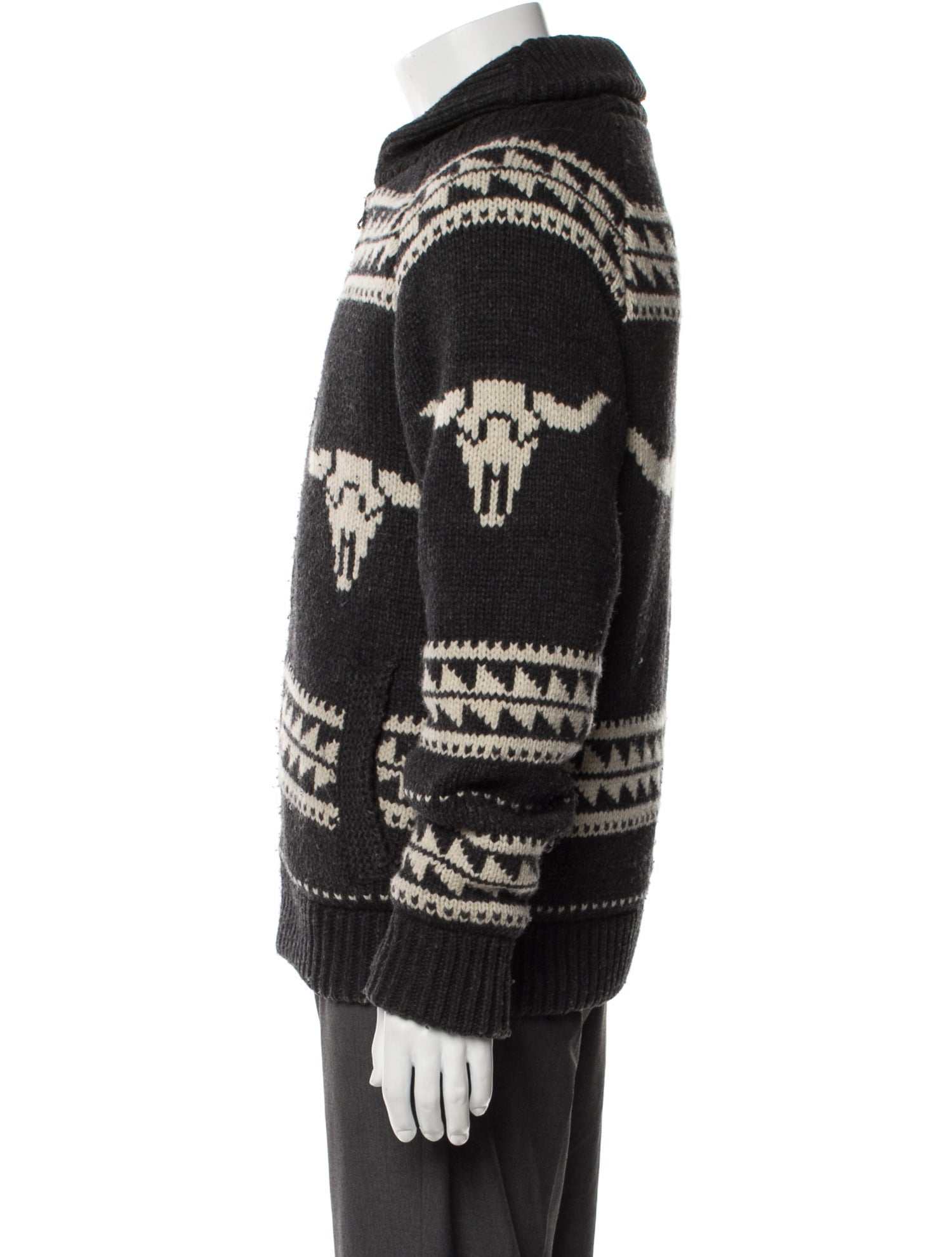 Schott NYC Wool Printed Denim Jacket