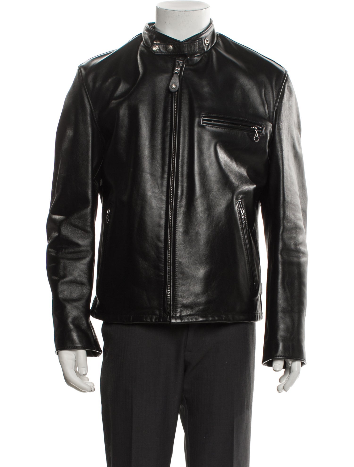 Schott NYC Leather Moto Jacket