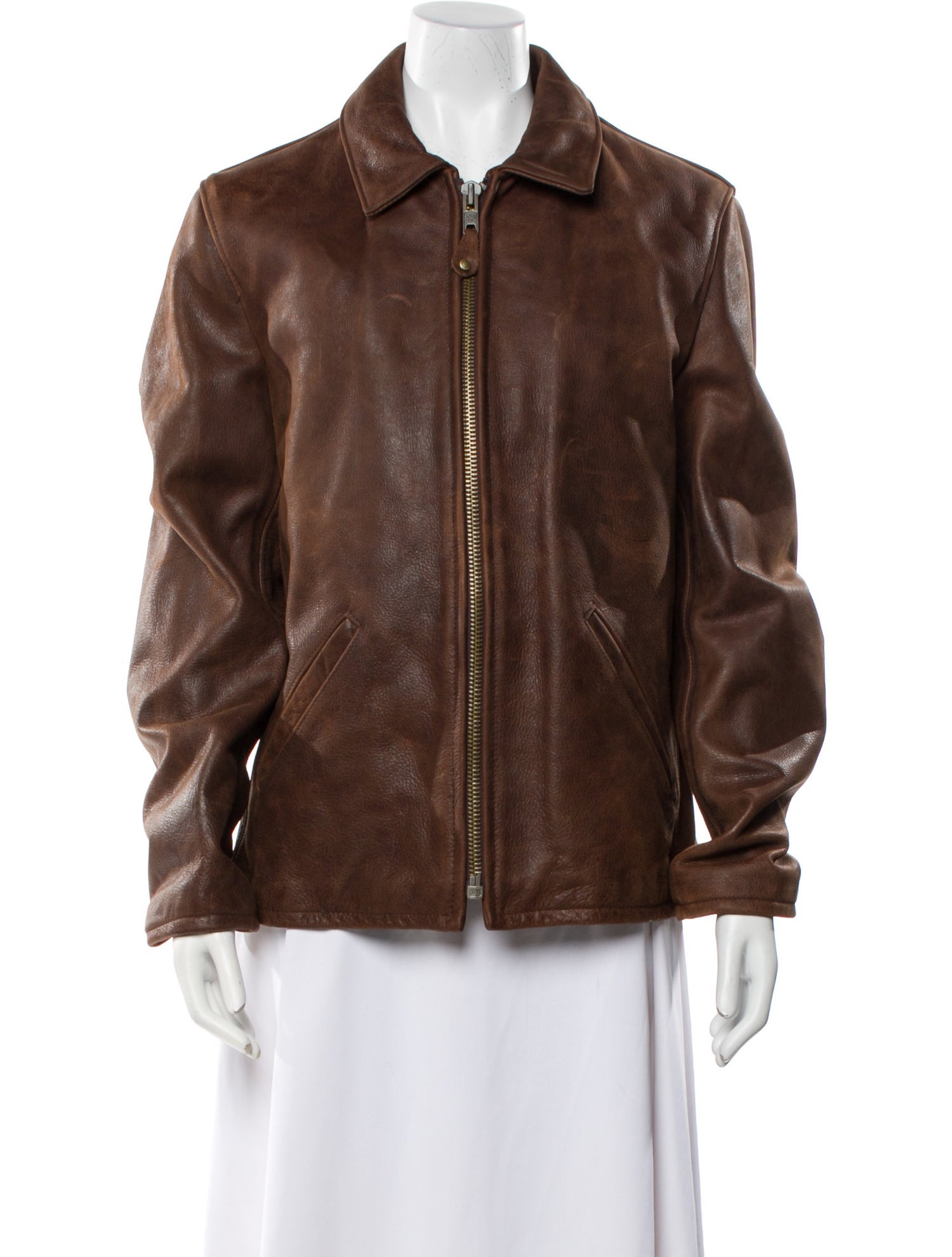 Schott NYC Leather Moto Jacket