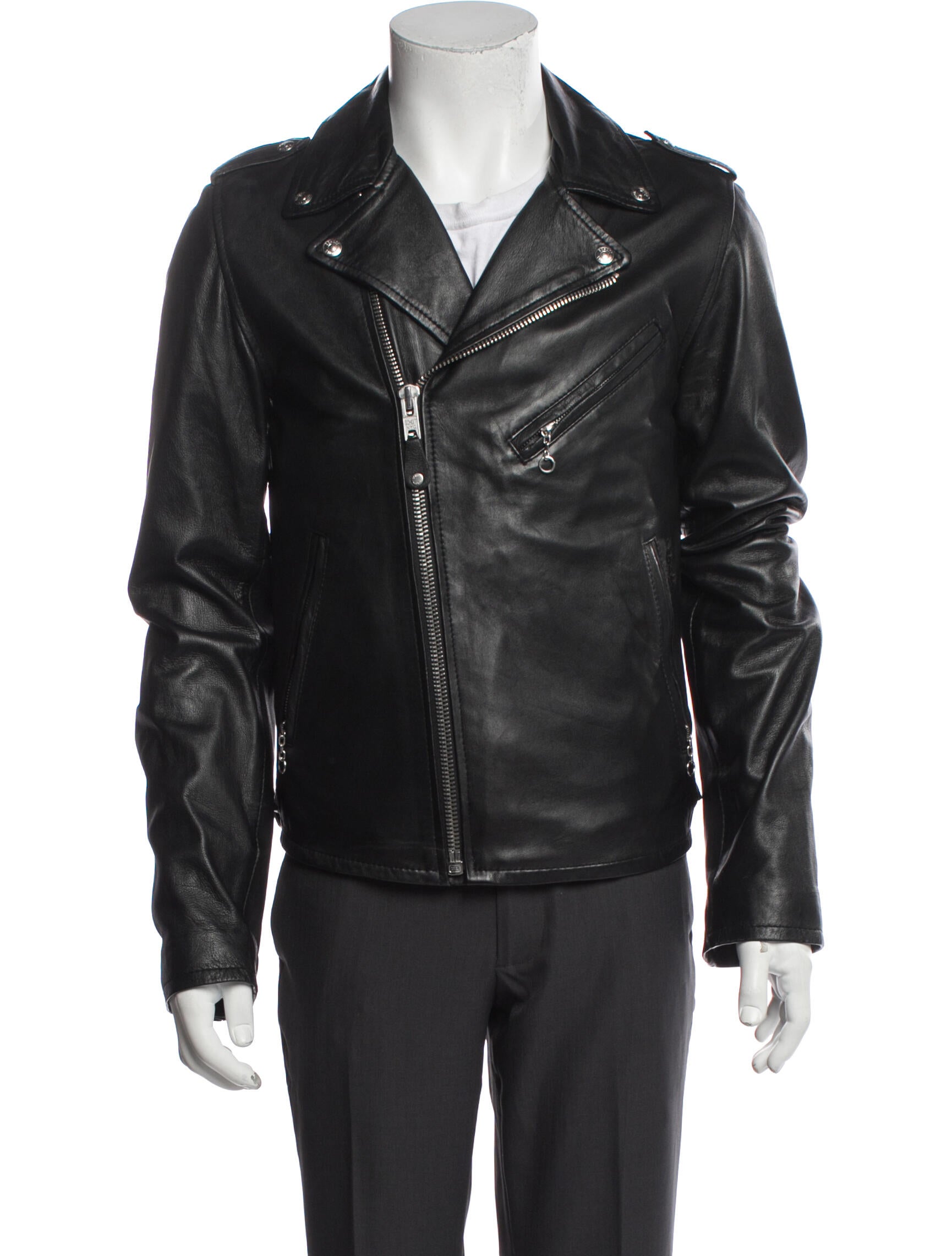 Schott NYC Lambskin Moto Jacket